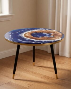 Azure Halo - Epoxy Resin Coffee Table