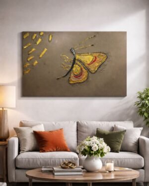 Butterfly Radiance – Epoxy Resin Wall Panel