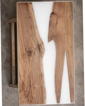 Ivory River Live-Edge Epoxy Resin Table