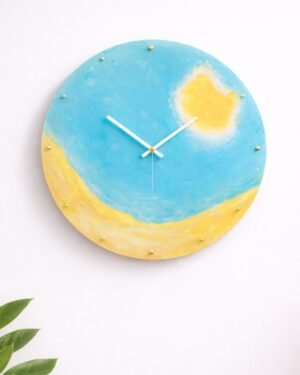 Ocean Aura – Handcrafted Resin Epoxy Wall Clock